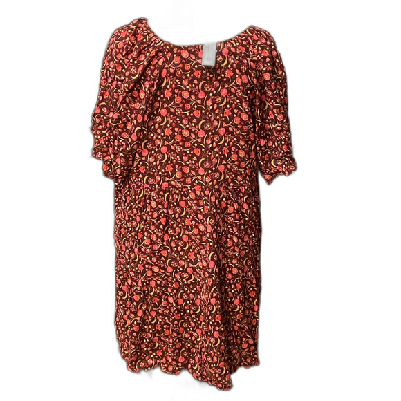 Old Navy V-neck Floral Swing Mini Dress With Pockets, Size 2X, in floral print - Picture 3 of 4